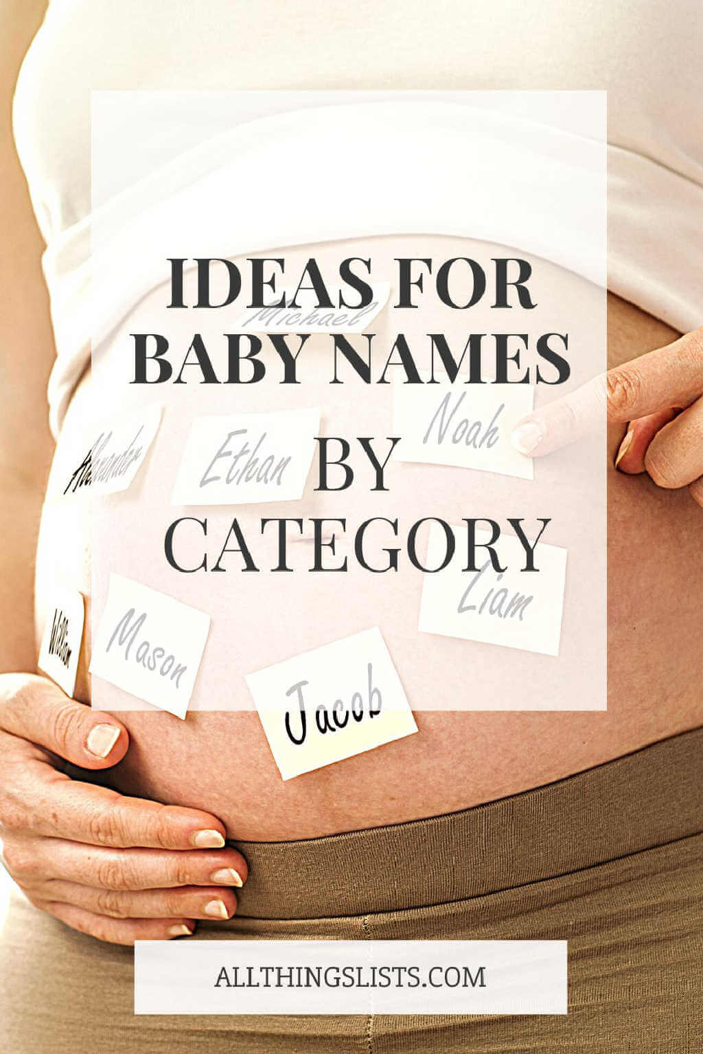 ideas for baby names by category