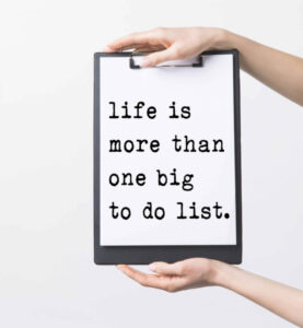list is more than one to do list