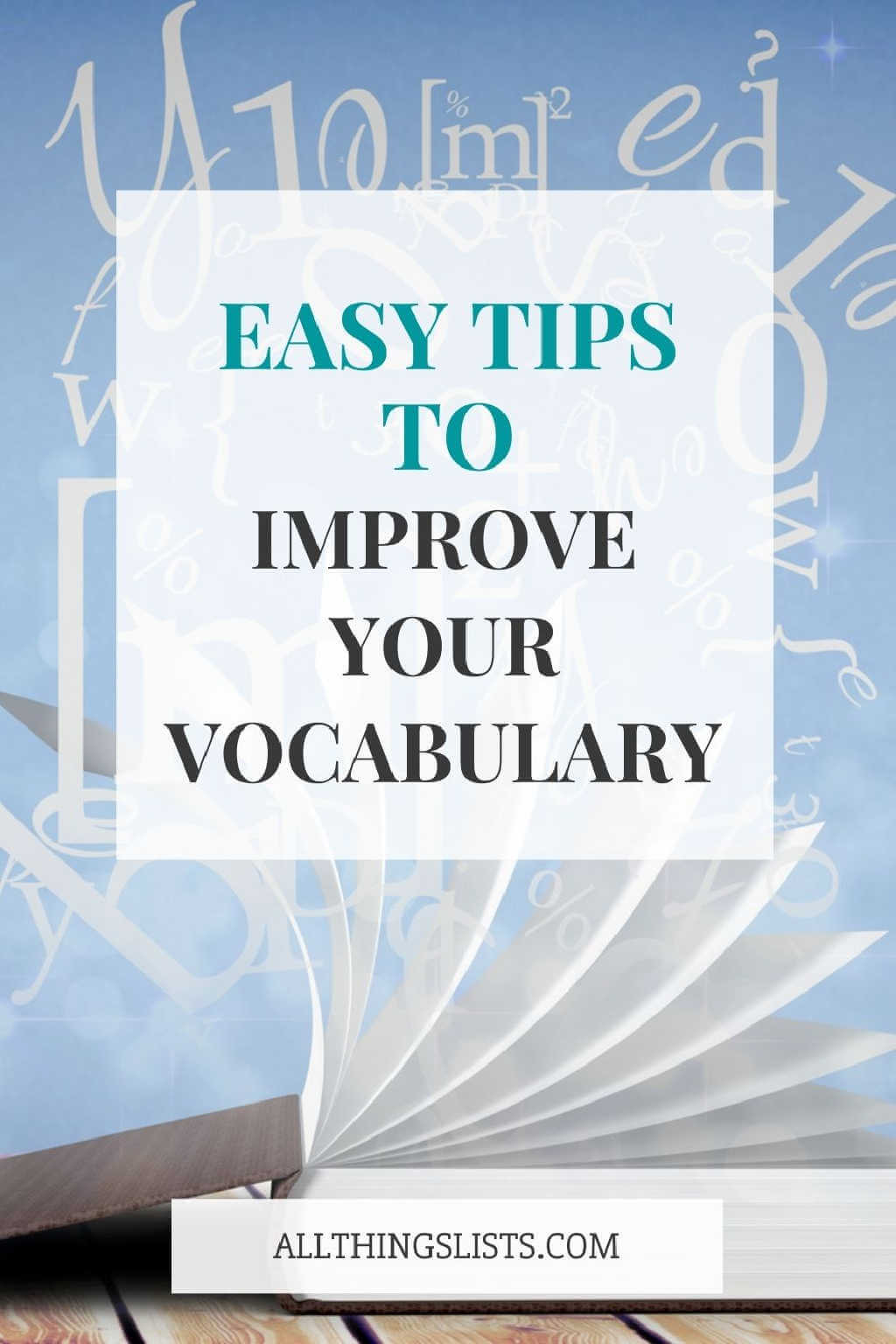 easy tips to improve your vocabulary