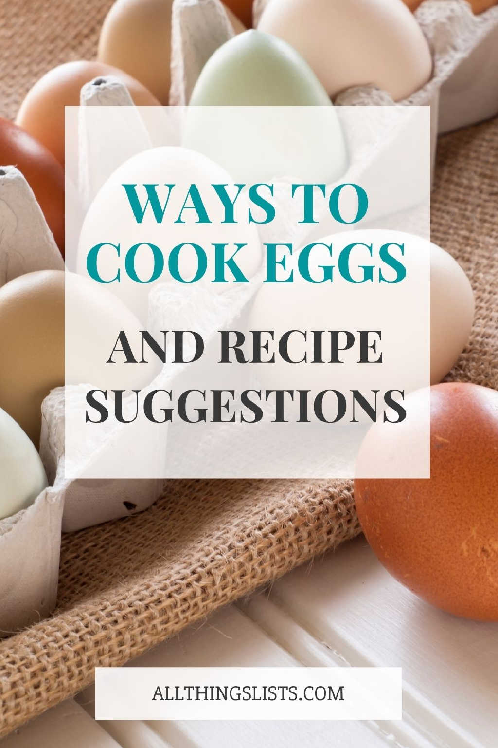 ways to cook eggs and recipe ideas