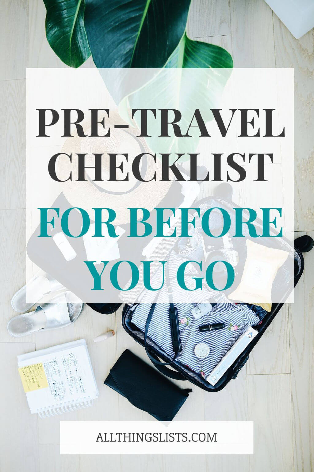 pre travel checklist