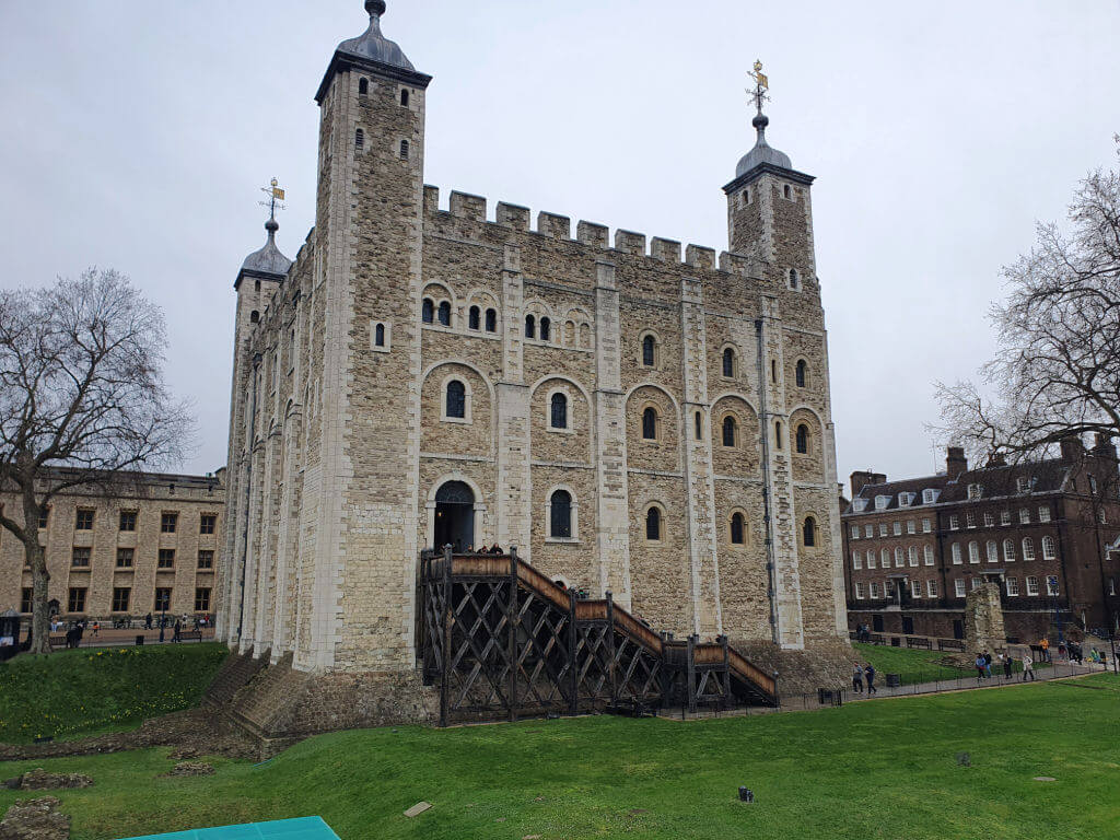 white tower at tower of london